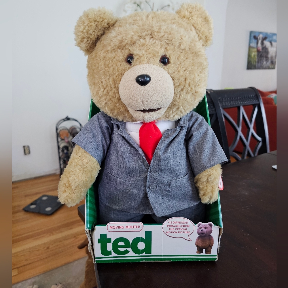 The Adult Version Of ted the Bear From The First Movie. NWT